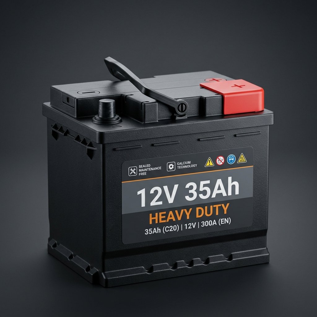 12V 35Ah Compact Hatchback Battery - Automotive Battery Hyderabad